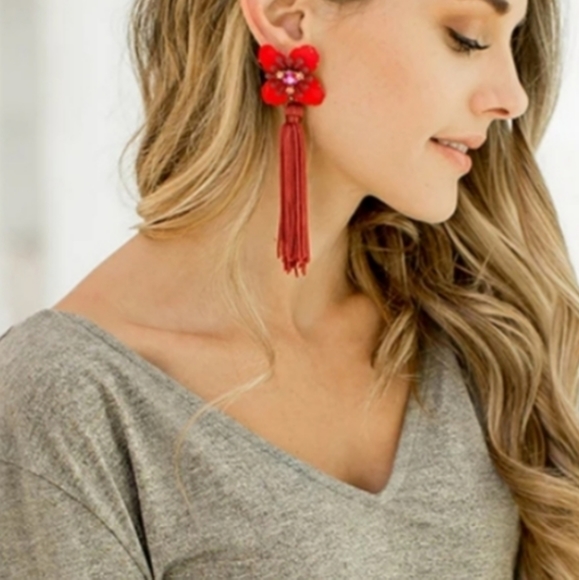 Jewelry - Tessa Crimson Earrings
